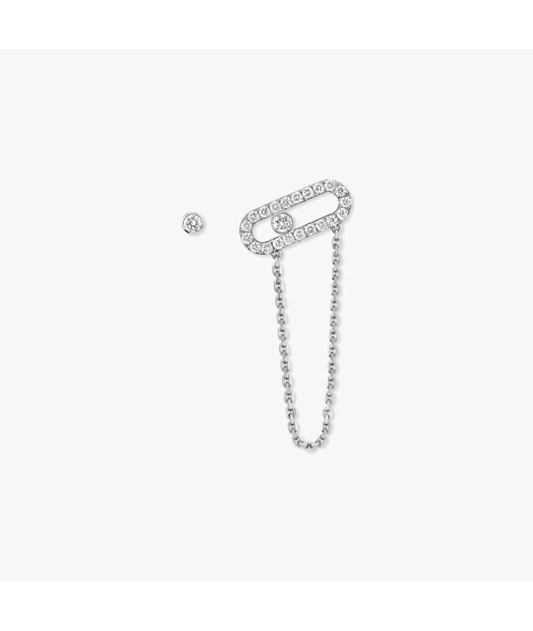 MESSIKA Серебряные серьги из белого золота, фото 6