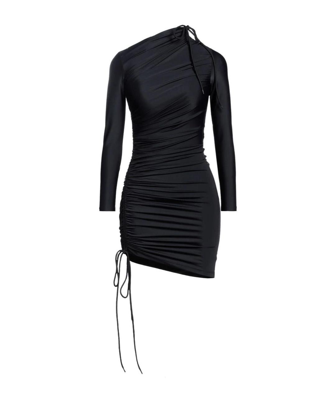 BALENCIAGA Черное полиамидовое платье, фото 1