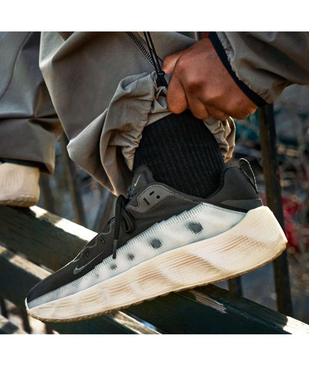 NIKE Черные низкие кроссовки / кеды, фото 8