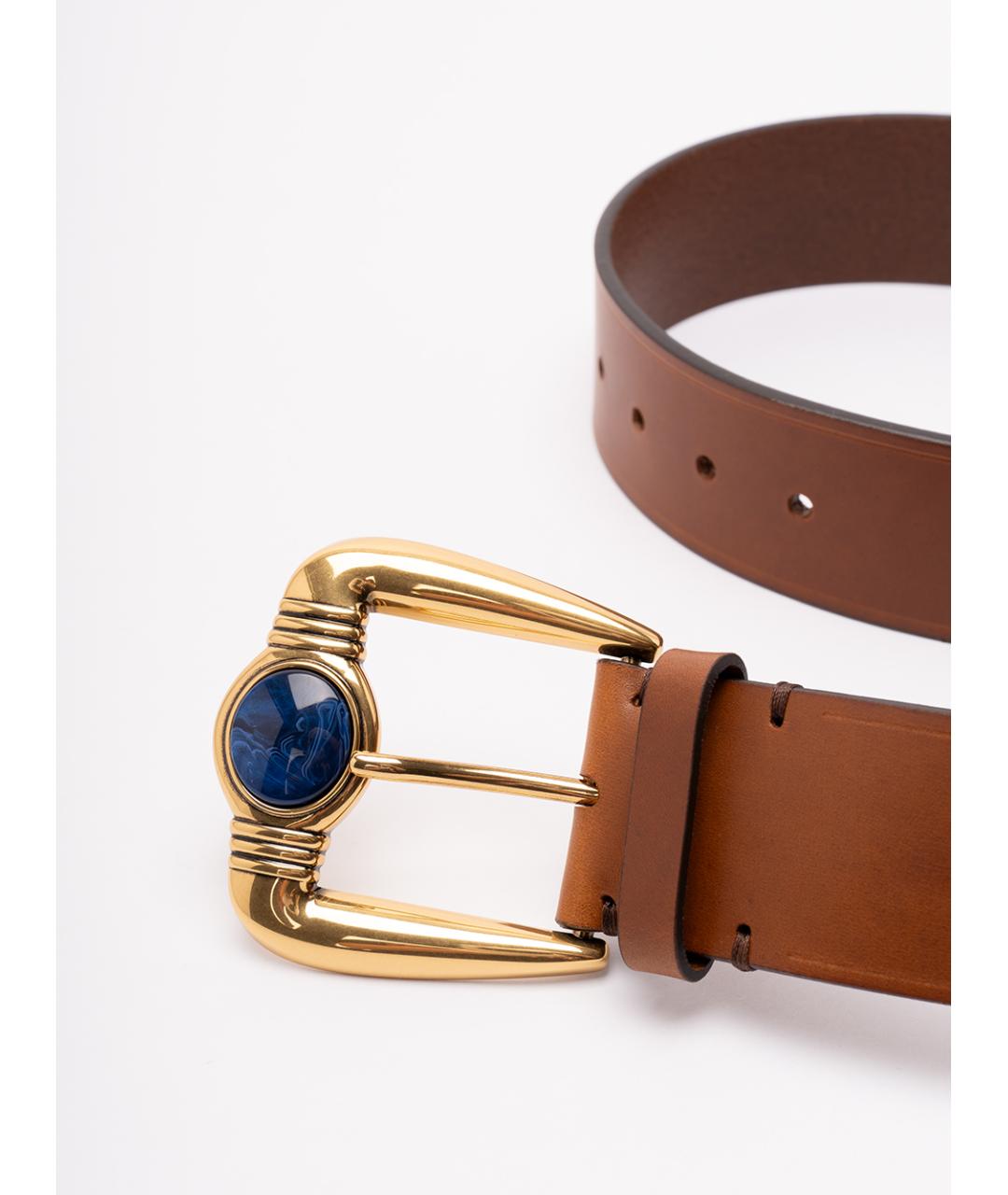 ETRO Коричневый кожаный ремень, фото 2