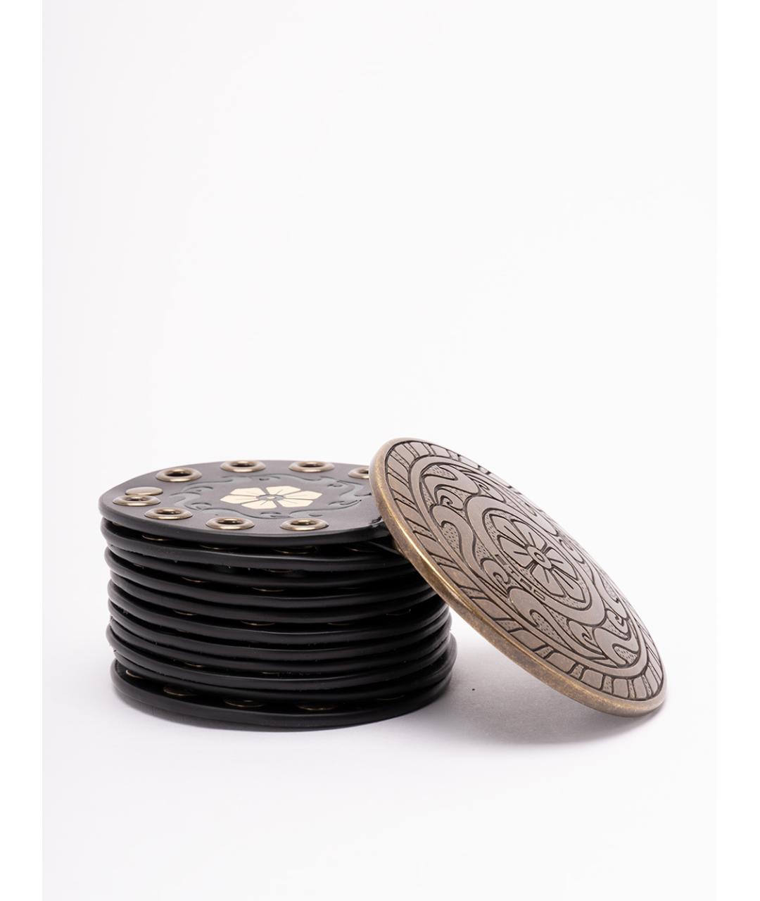 ETRO Черный кожаный ремень, фото 3