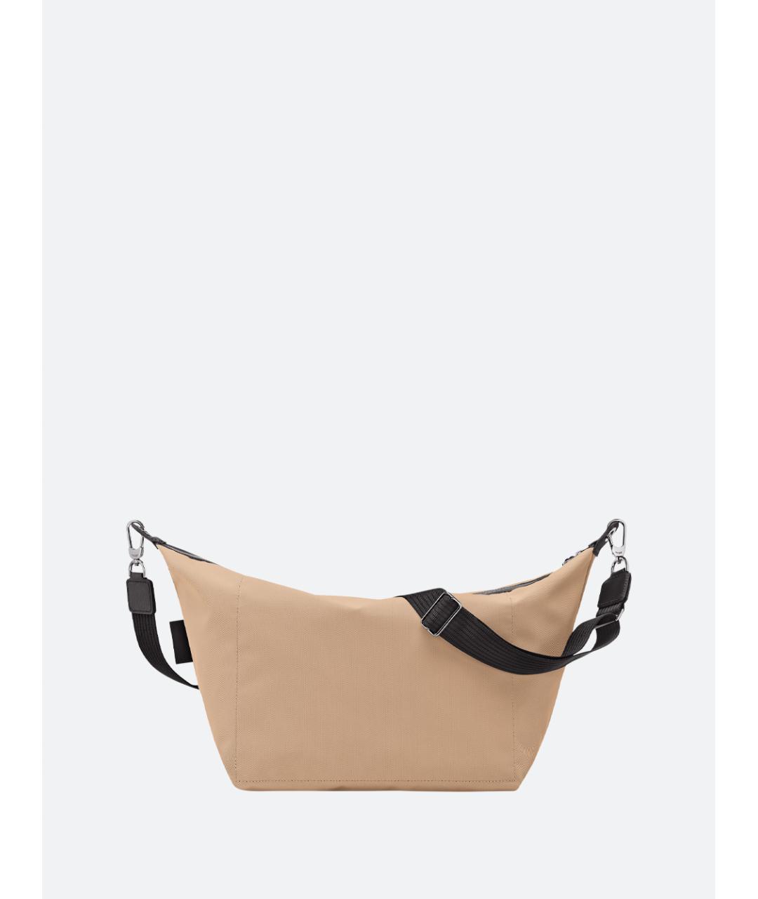 LONGCHAMP Бежевая синтетическая сумка через плечо, фото 2