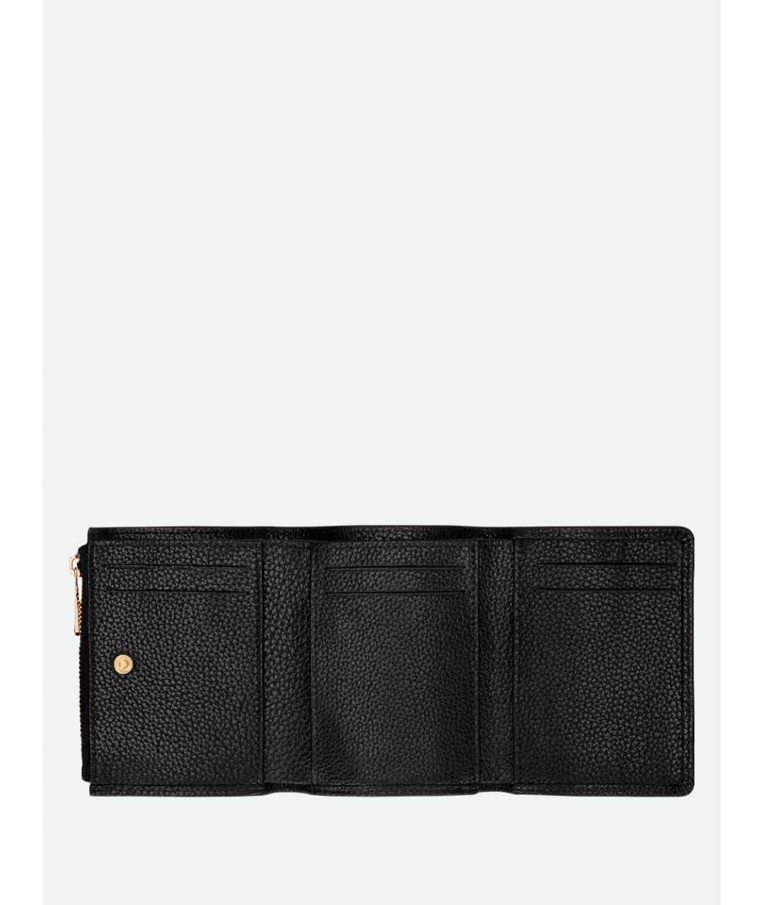 LONGCHAMP Черный кожаный кошелек, фото 3