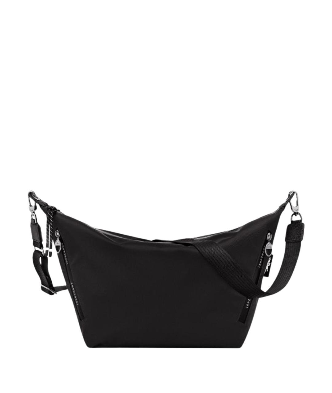 LONGCHAMP Черная тканевая сумка через плечо, фото 1