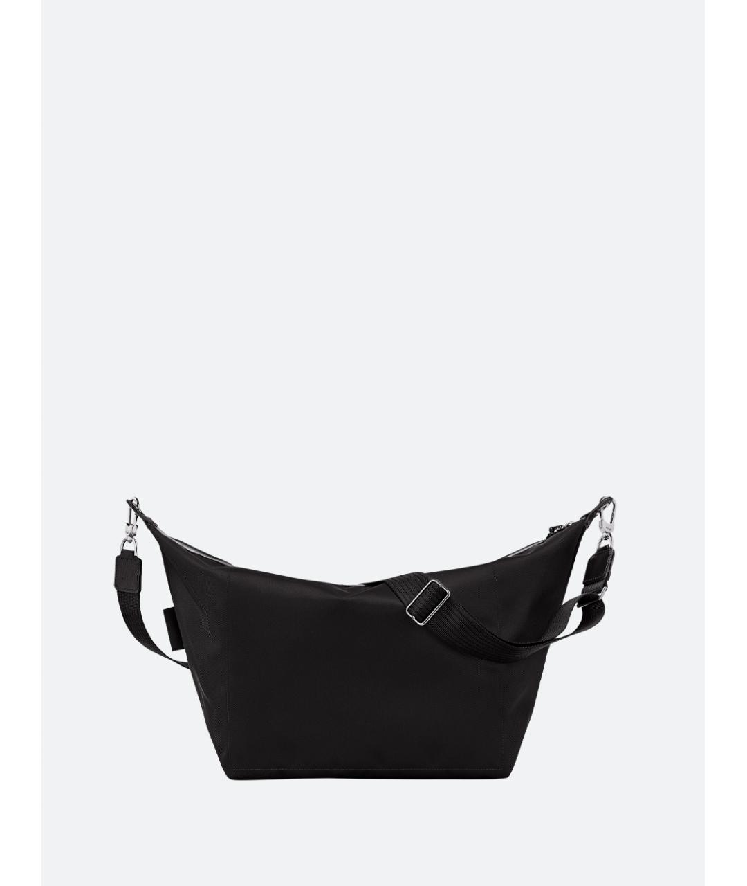 LONGCHAMP Черная тканевая сумка через плечо, фото 2