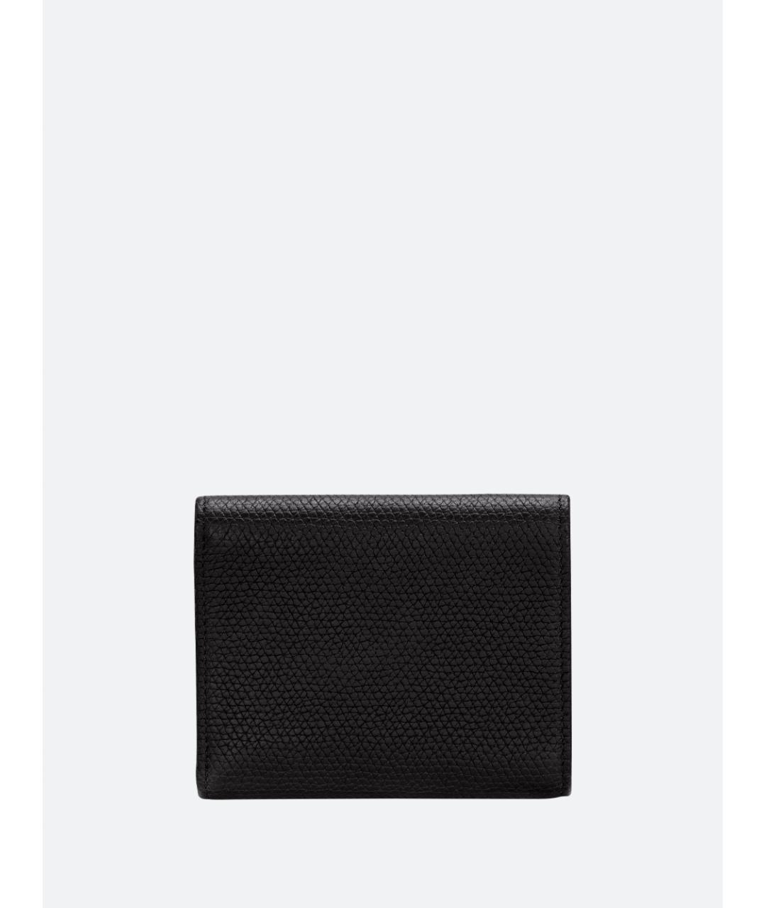 LONGCHAMP Черный кожаный кошелек, фото 2