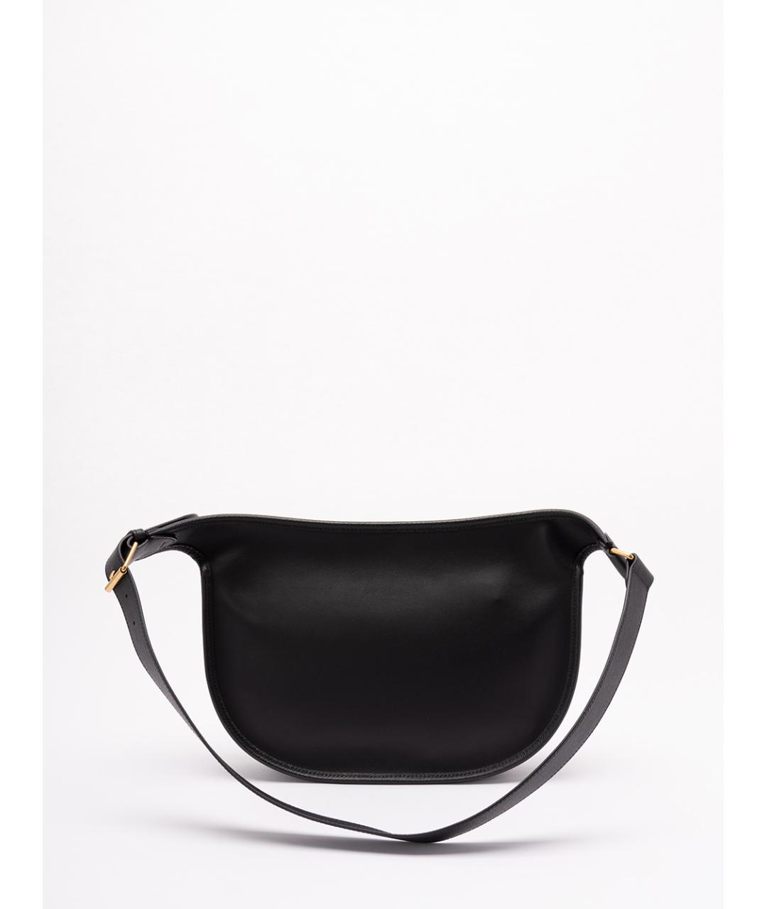 VALENTINO Черная кожаная поясная сумка, фото 2