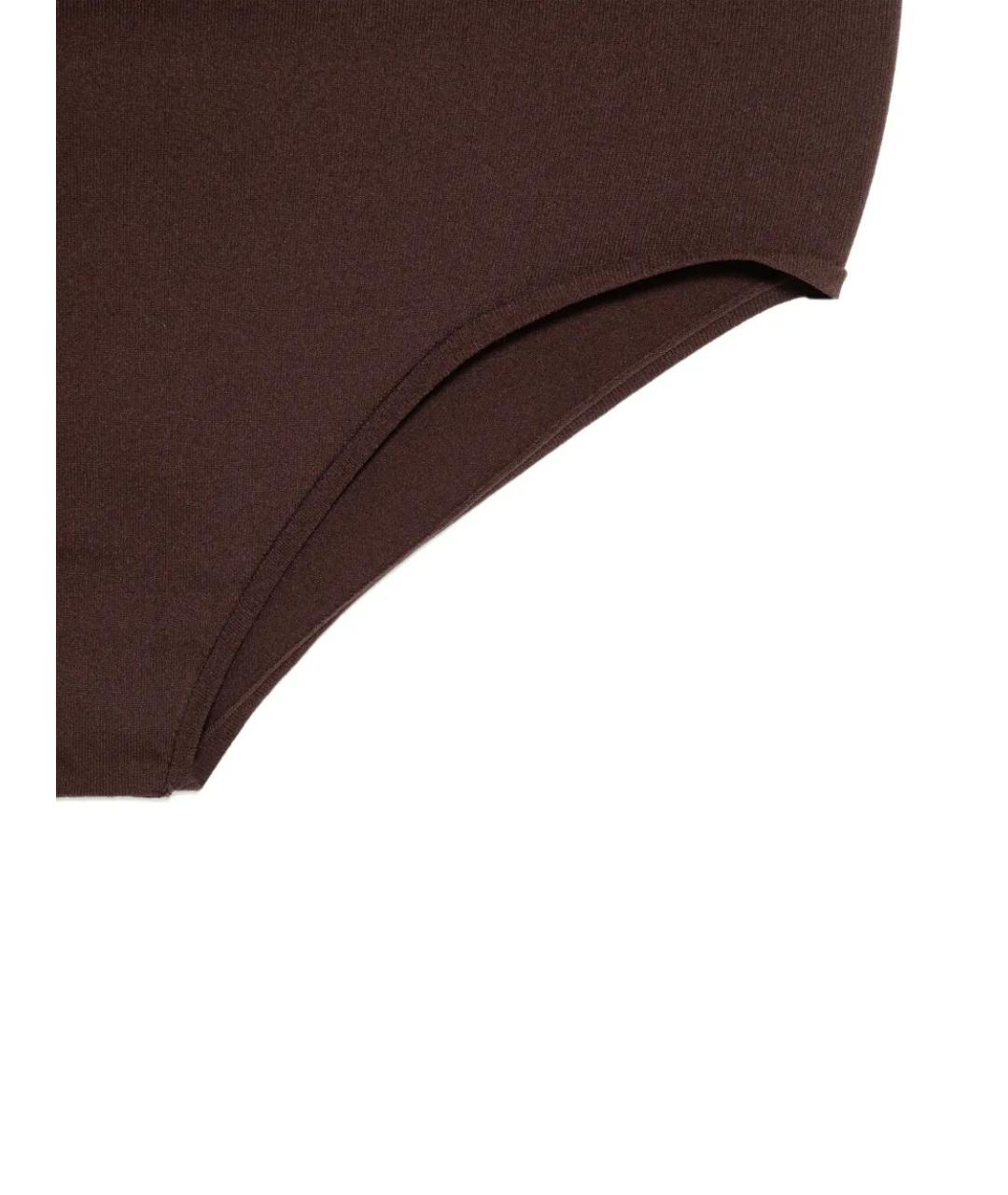 ALAIA Коричневые носки, чулки и колготы, фото 4