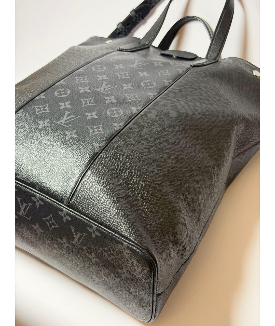 LOUIS VUITTON Черная сумка тоут, фото 7