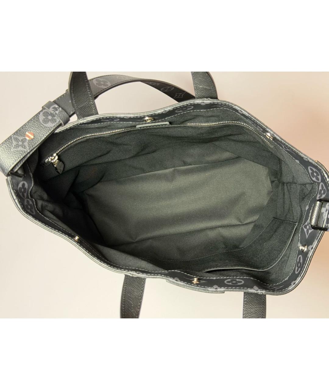 LOUIS VUITTON Черная сумка тоут, фото 4