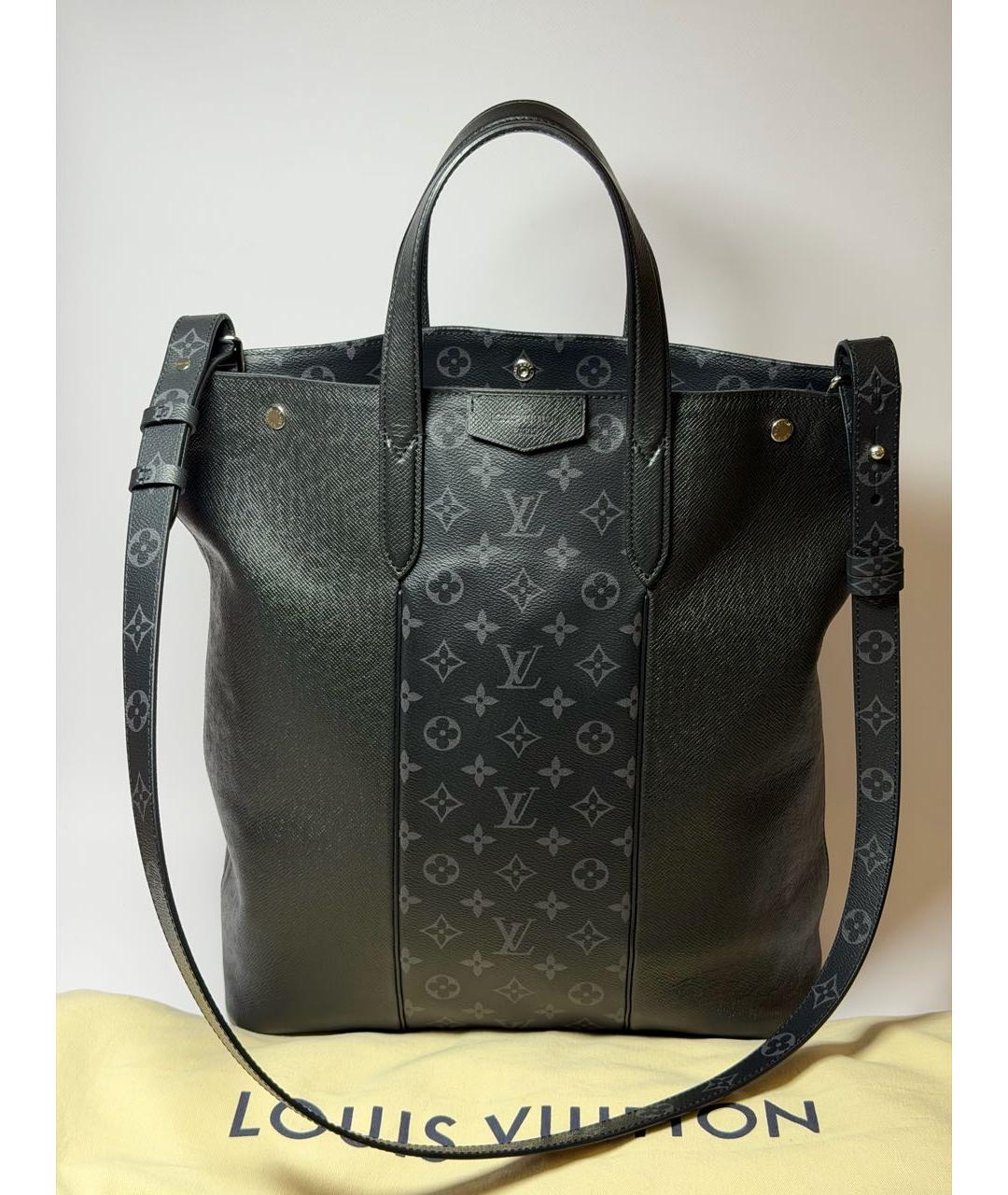 LOUIS VUITTON Черная сумка тоут, фото 9