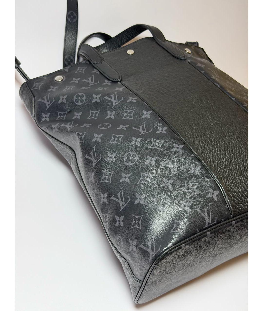 LOUIS VUITTON Черная сумка тоут, фото 8