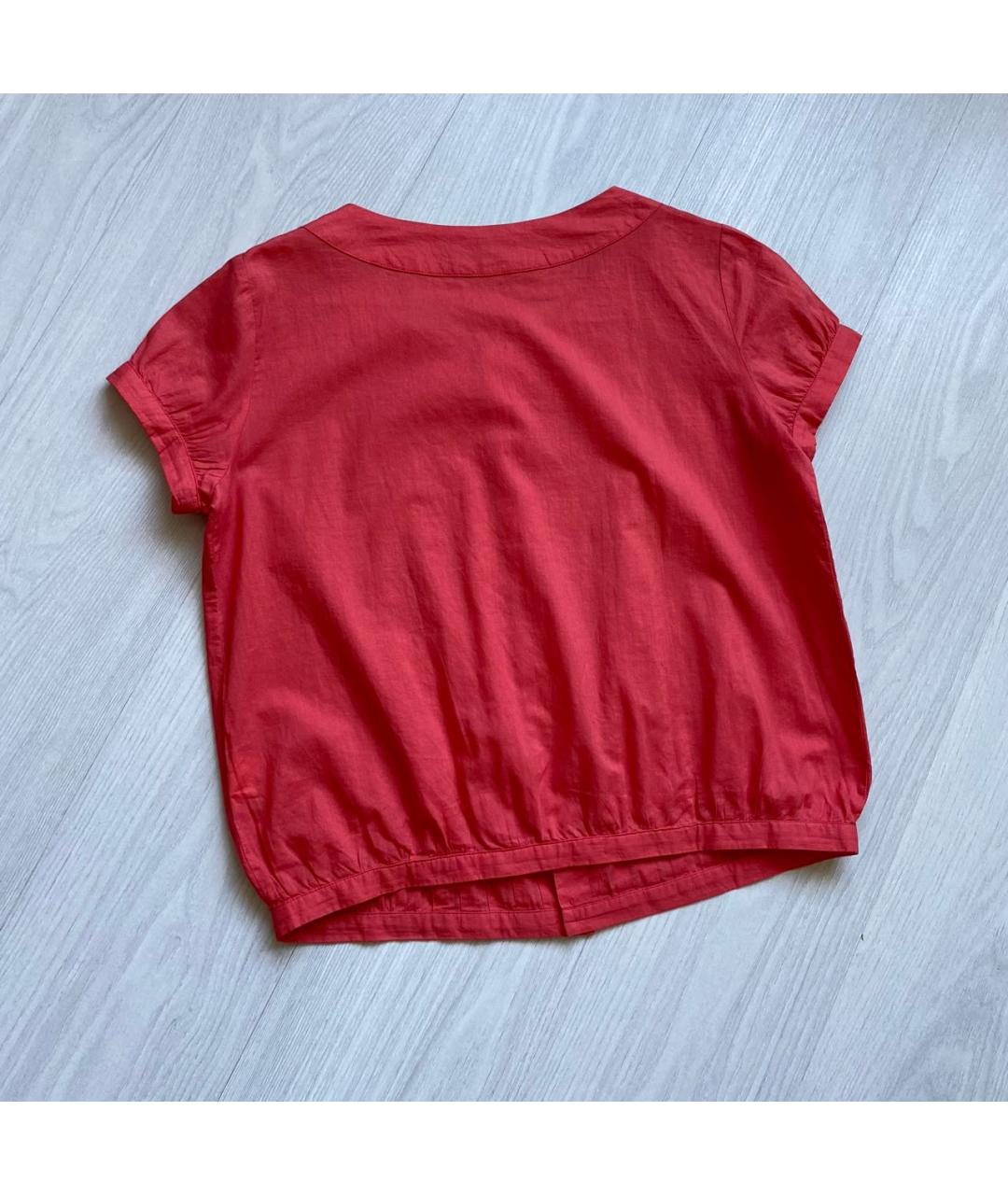 A.P.C. Коралловая хлопковая рубашка, фото 5