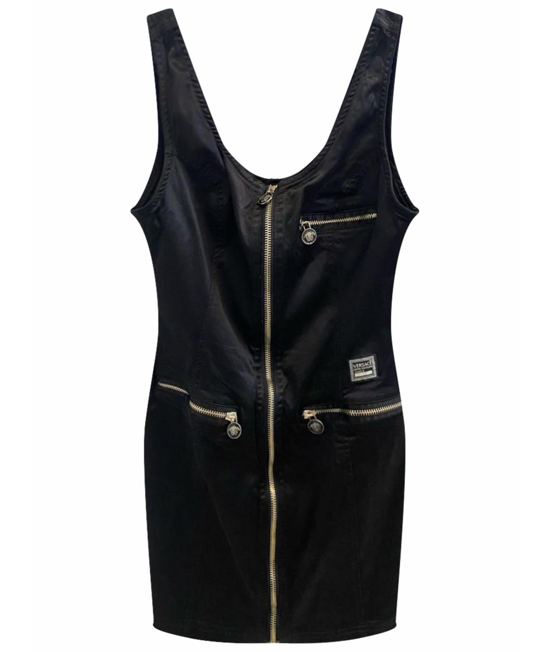 VERSACE JEANS COUTURE Черное повседневное платье, фото 1