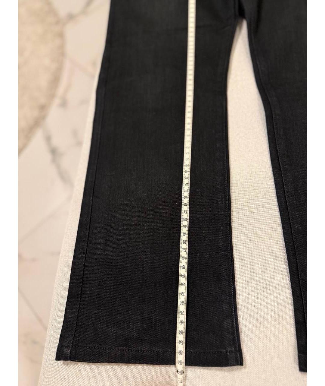 TOM FORD Черные хлопковые прямые джинсы, фото 8