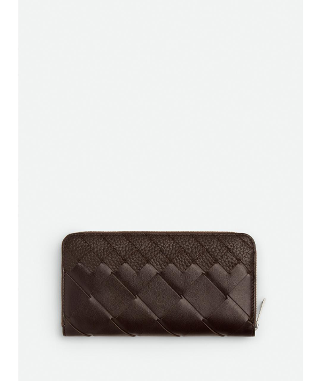 BOTTEGA VENETA Коричневый кожаный кардхолдер, фото 4