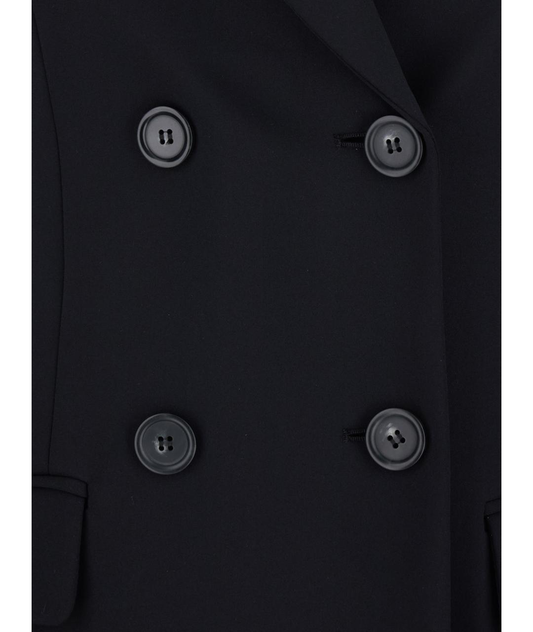 SPORTMAX Черный полиамидовый жакет/пиджак, фото 3