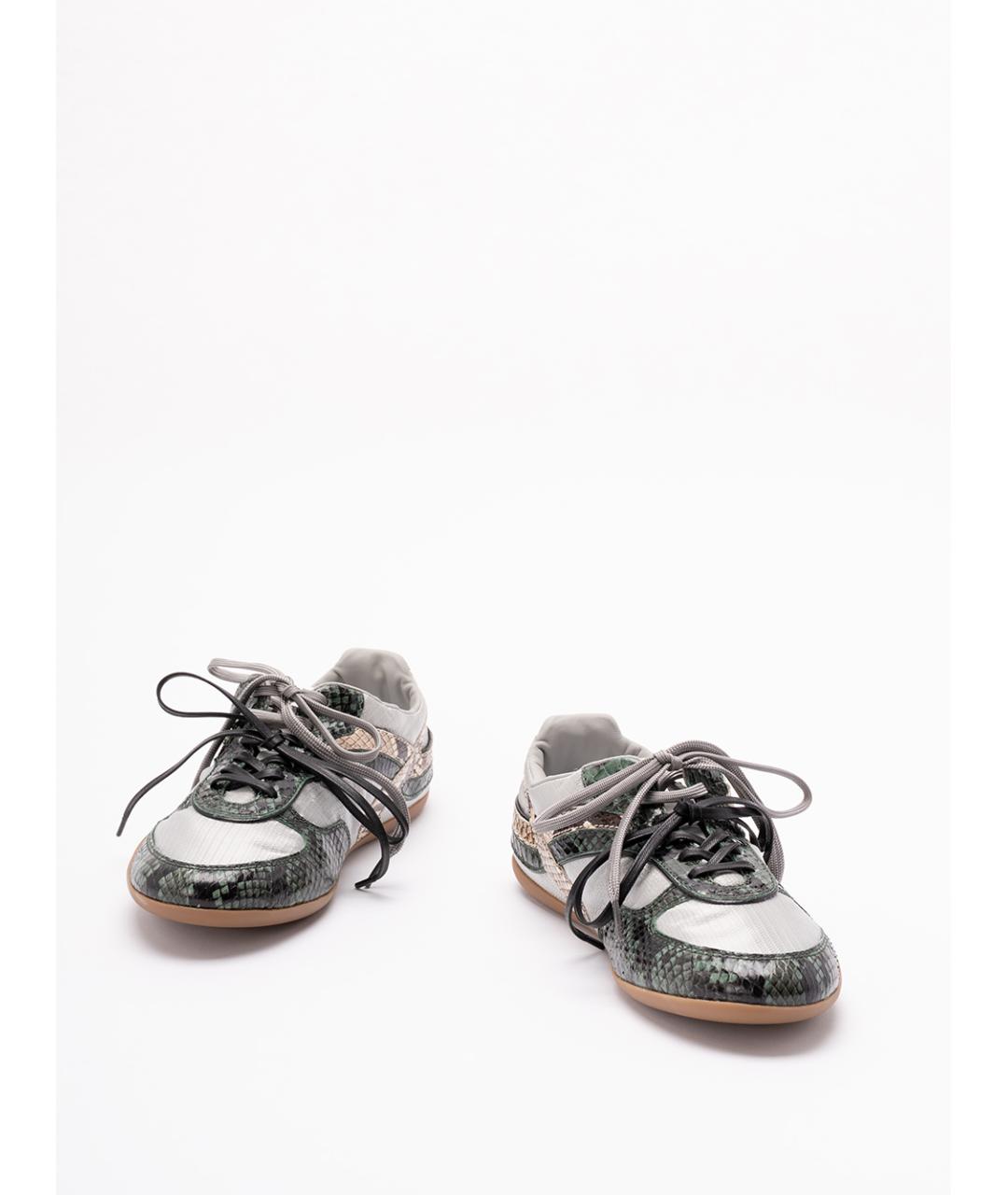 MIU MIU Мульти кожаные кроссовки, фото 2