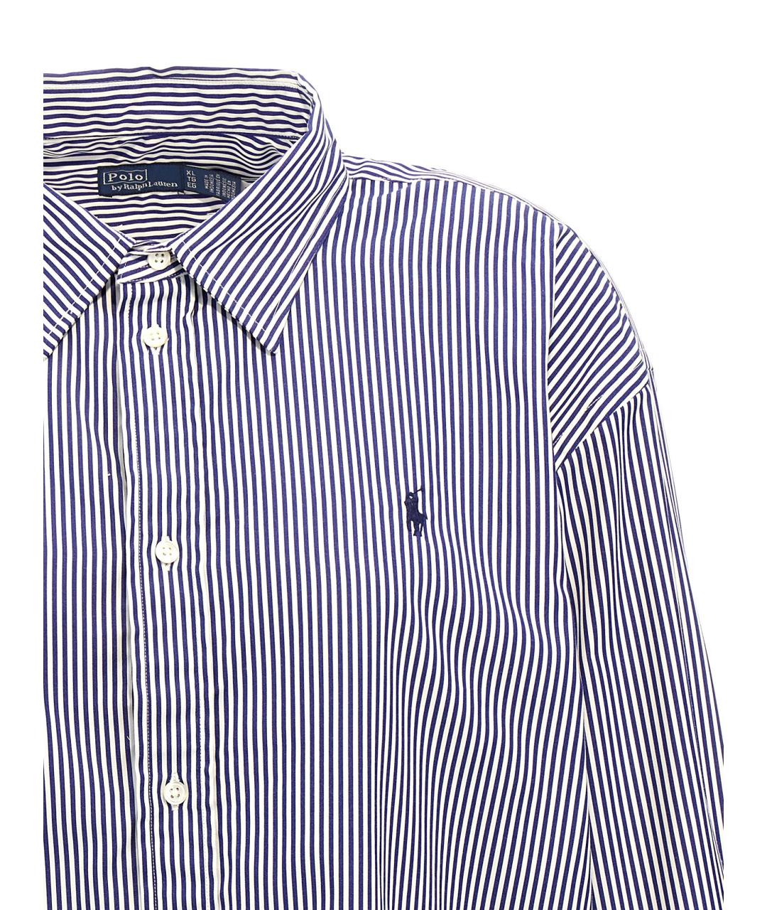 POLO RALPH LAUREN Синяя хлопковая рубашка, фото 3