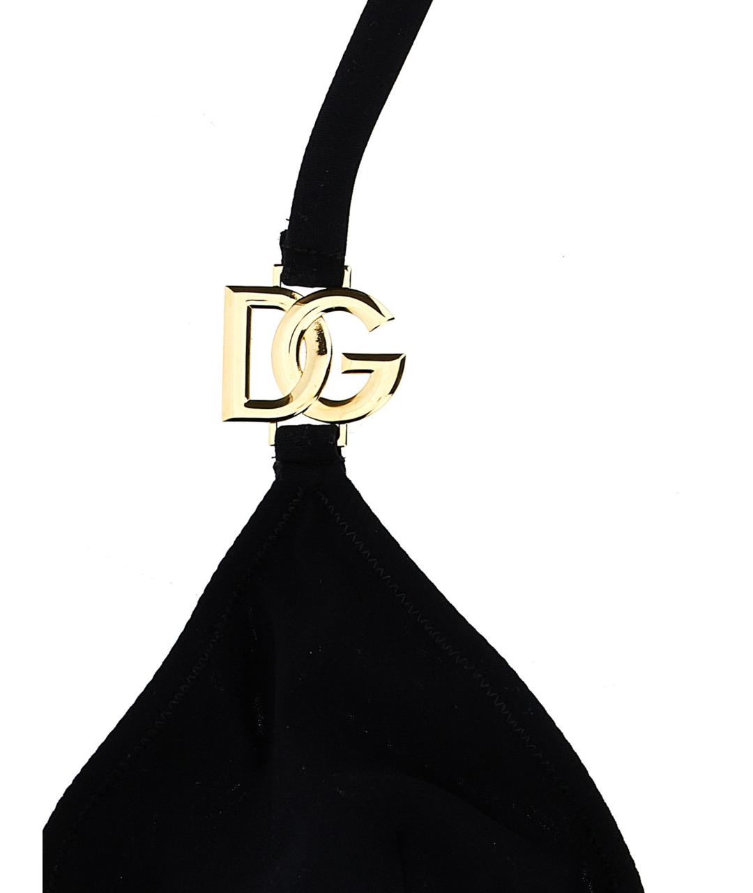 DOLCE&GABBANA Черный полиамидовый купальник, фото 3