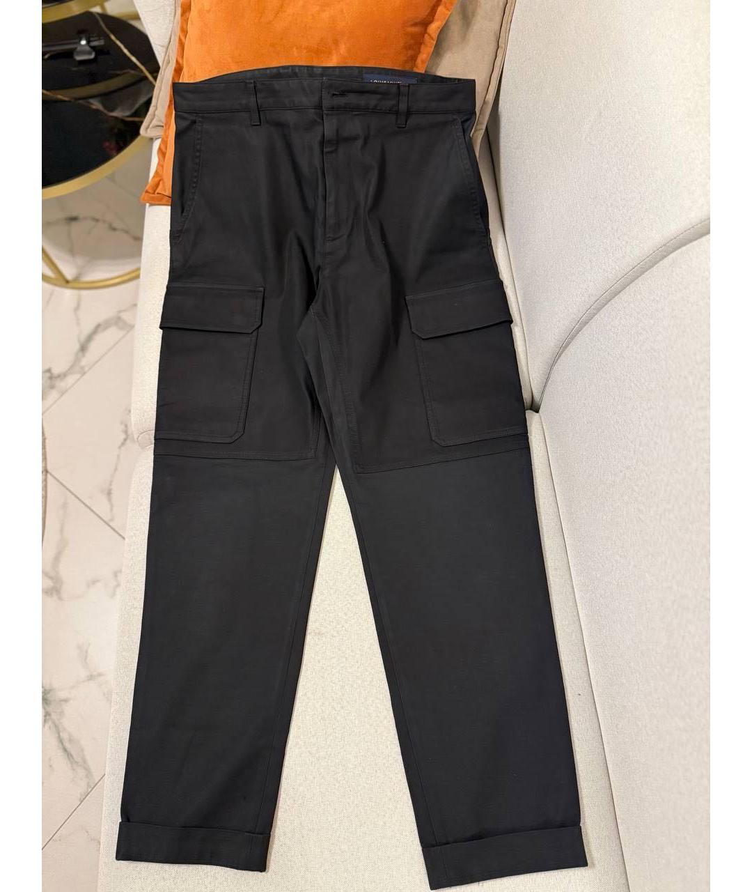 LOUIS VUITTON Черные классические брюки, фото 9