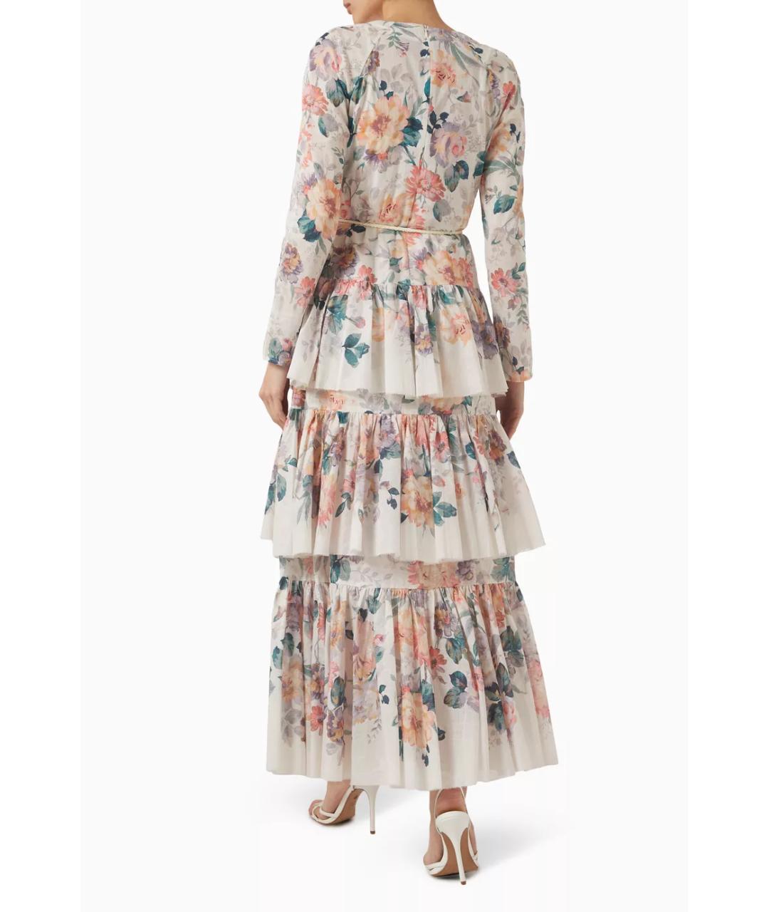 ZIMMERMANN Белое хлопковое коктейльное платье, фото 9