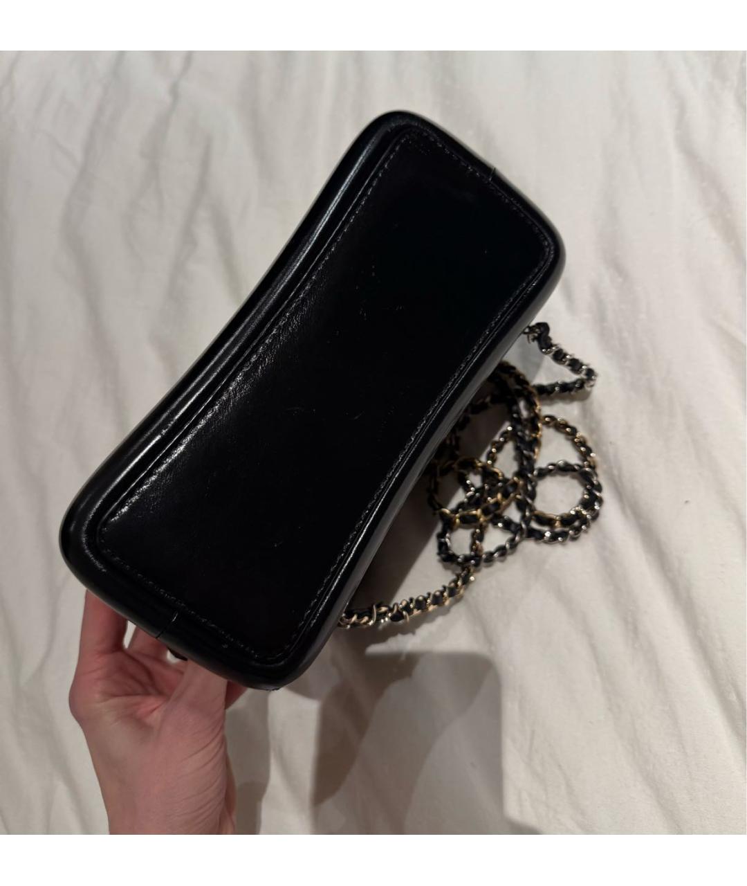 CHANEL Черный кожаный рюкзак, фото 5