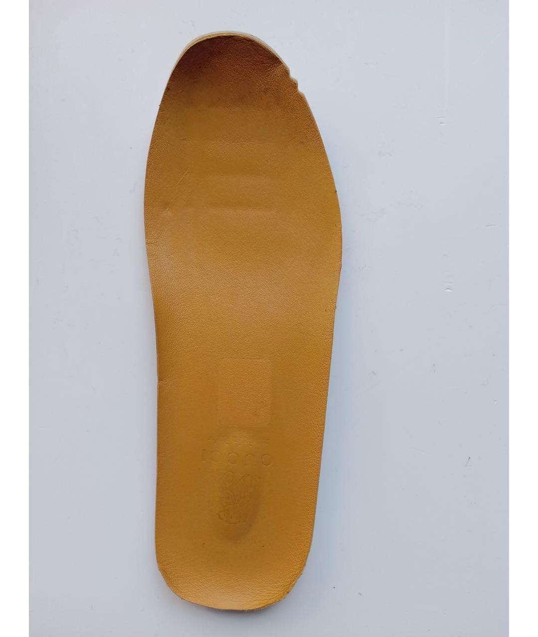 GUCCI KIDS Коричневые кожаные лоферы/мокасины, фото 5