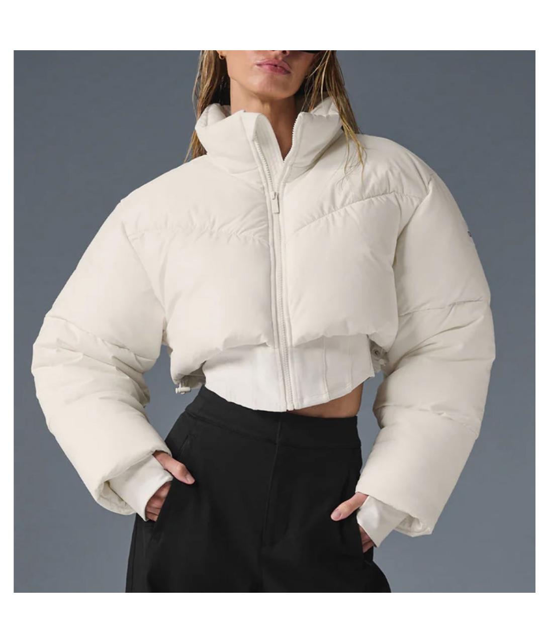 ALO YOGA Белый пуховик, фото 2