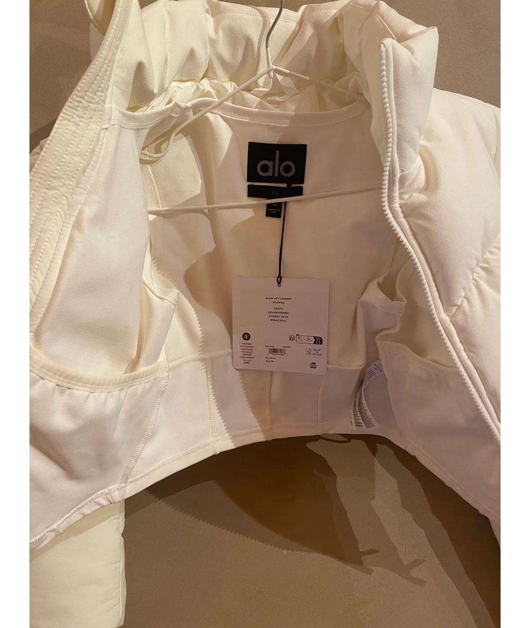ALO YOGA Белый пуховик, фото 6