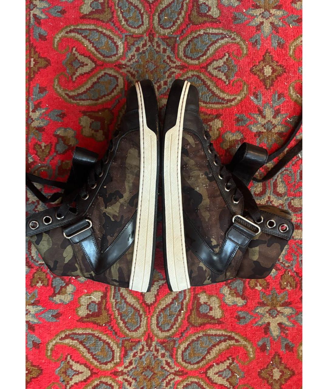 PRADA Мульти высокие кроссовки / кеды, фото 2