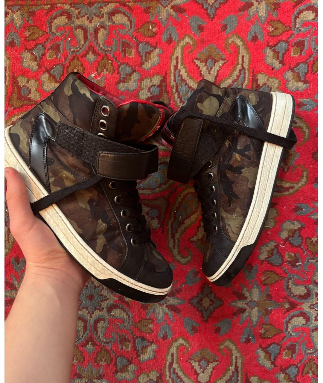 PRADA Мульти высокие кроссовки / кеды, фото 5