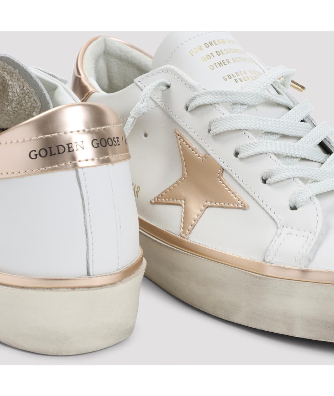GOLDEN GOOSE DELUXE BRAND Белые кожаные кеды, фото 5