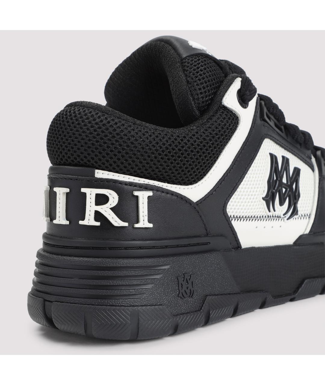 AMIRI Черные кожаные высокие кроссовки / кеды, фото 5