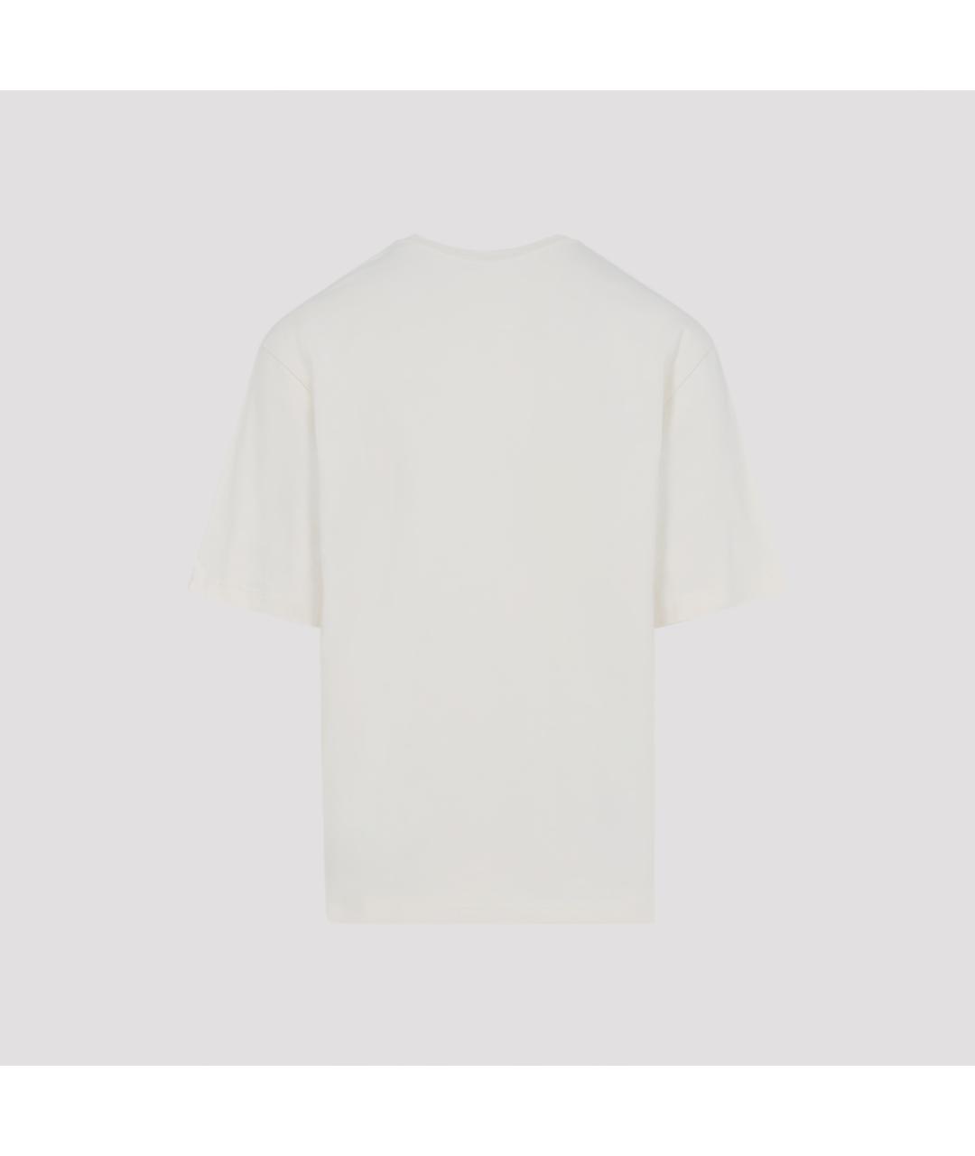 JACQUEMUS Белая хлопковая футболка, фото 3