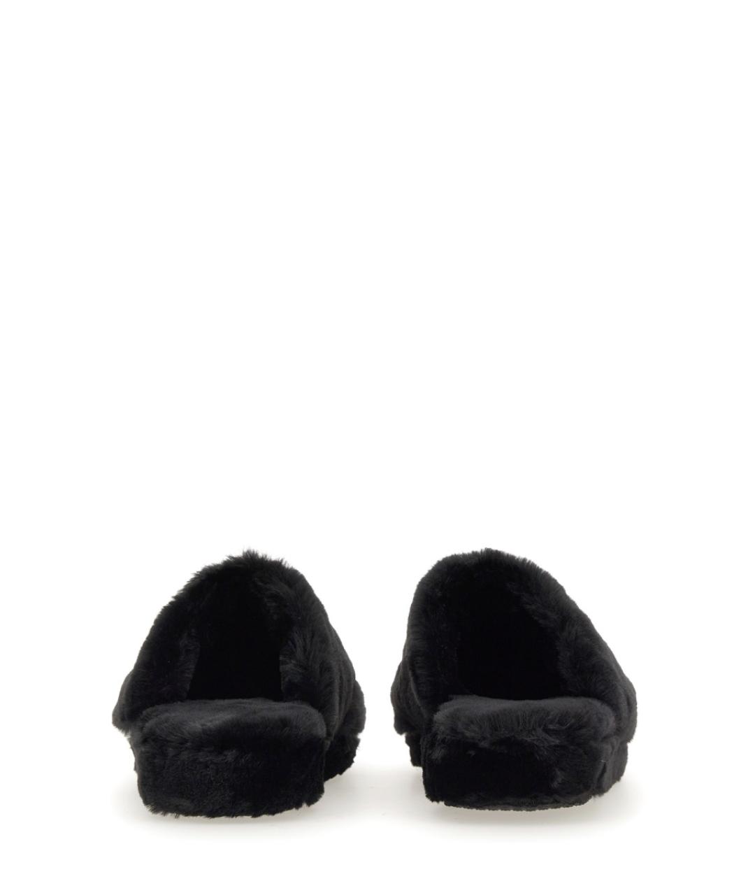 VERSACE Черные текстильные мюли, фото 3