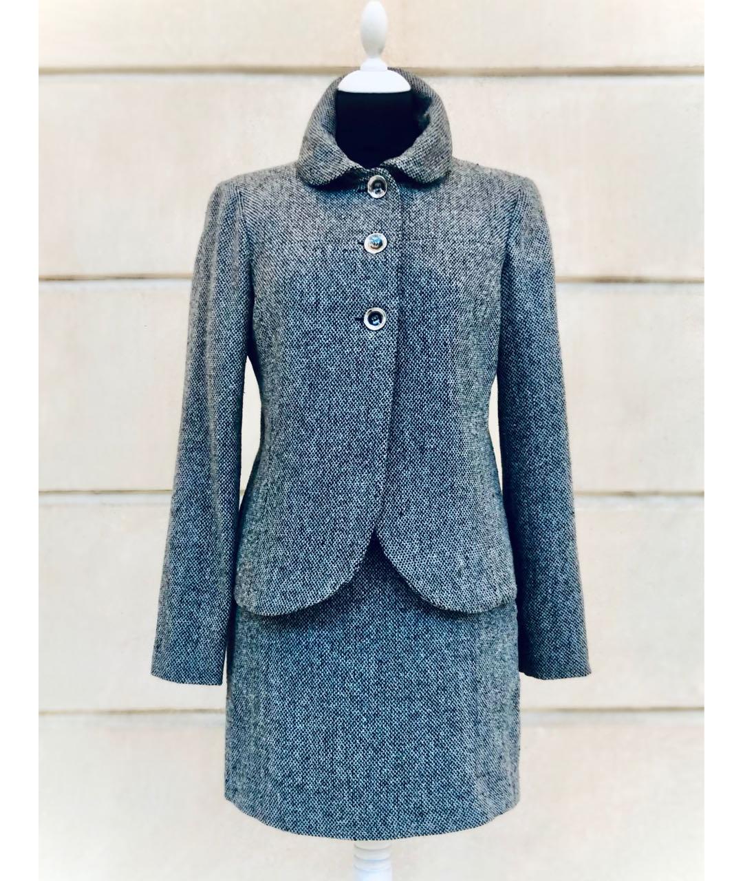 ARMANI JEANS Серый костюм с юбками, фото 8