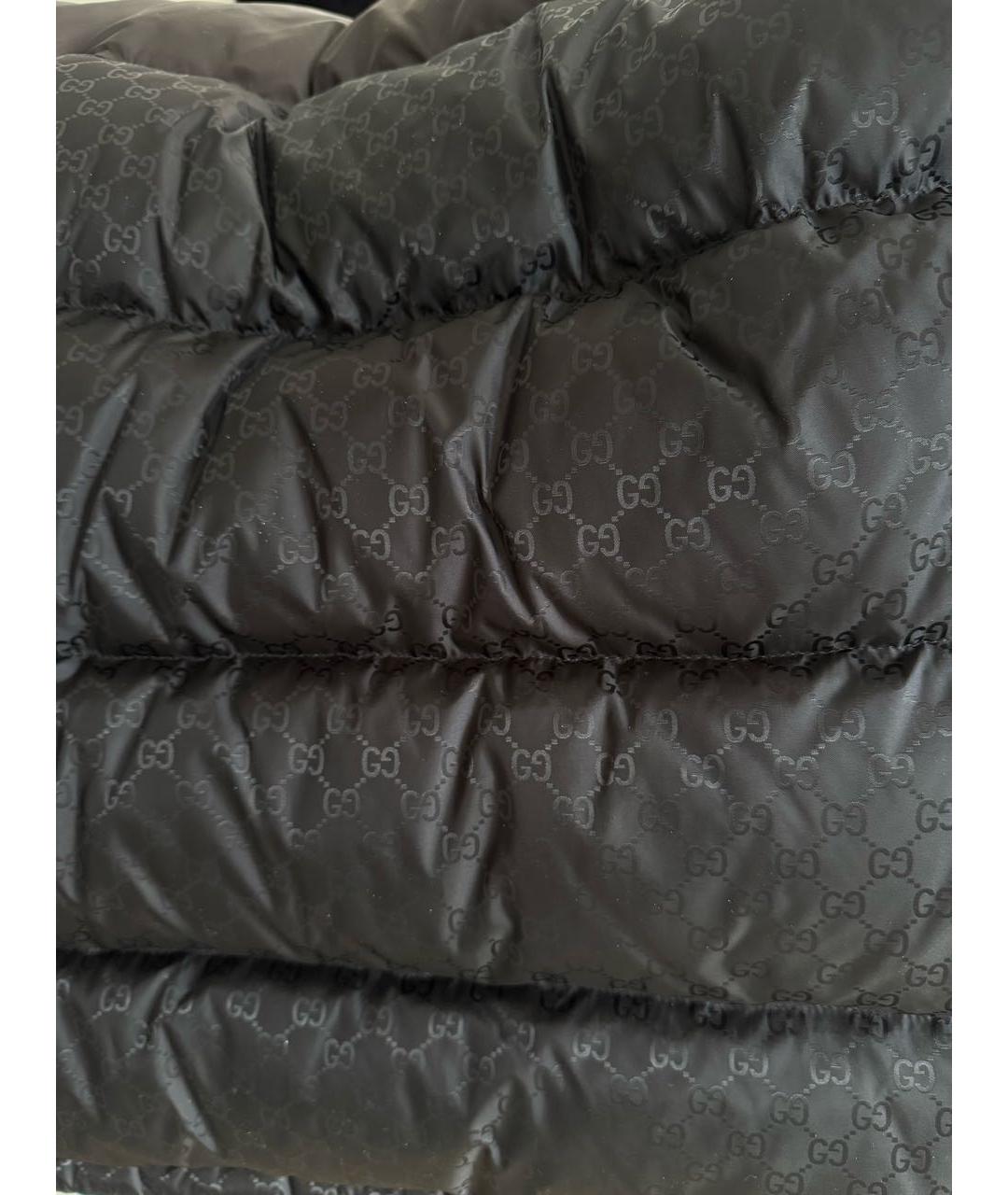 GUCCI Черный полиамидовый пуховик, фото 6