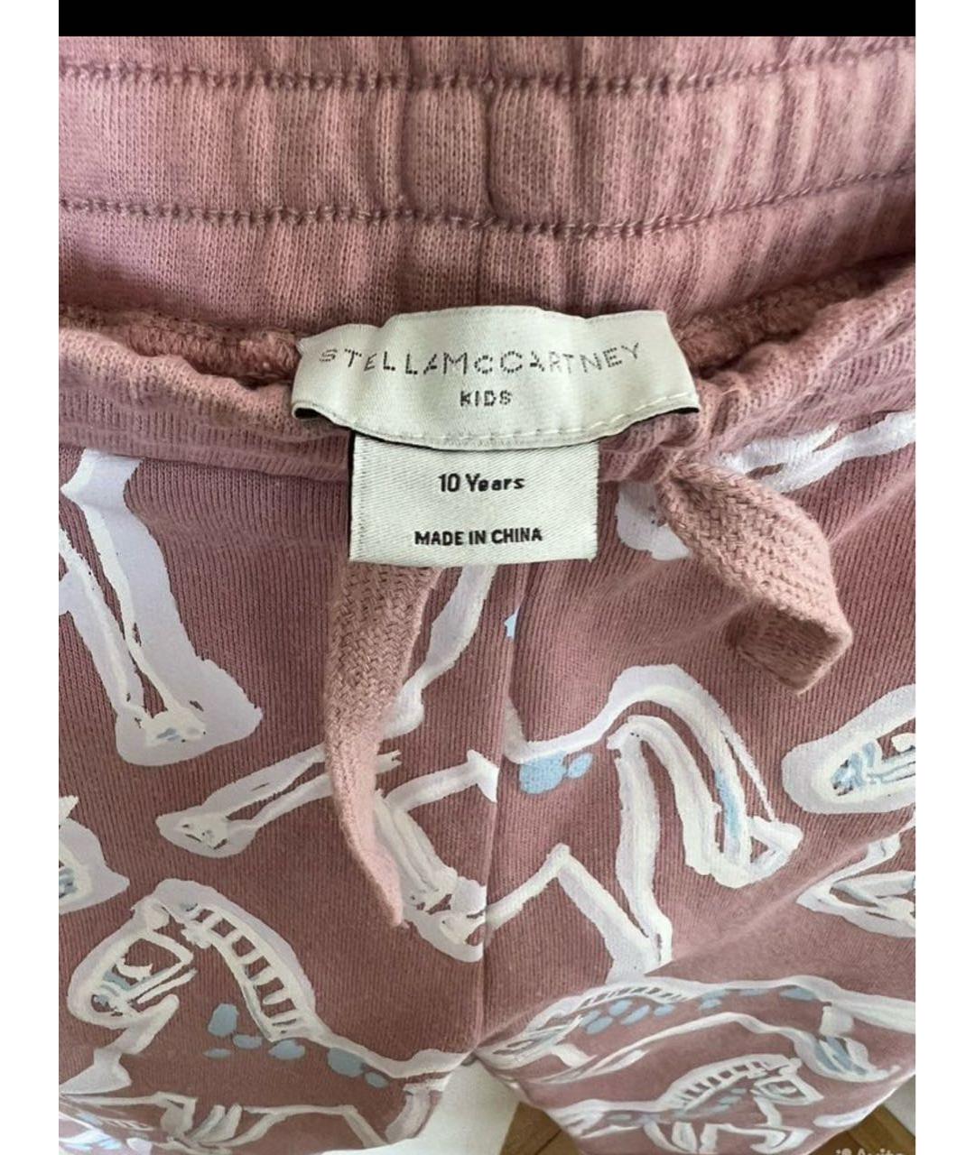 STELLA MCCARTNEY KIDS Коралловый хлопковый комплект, фото 2