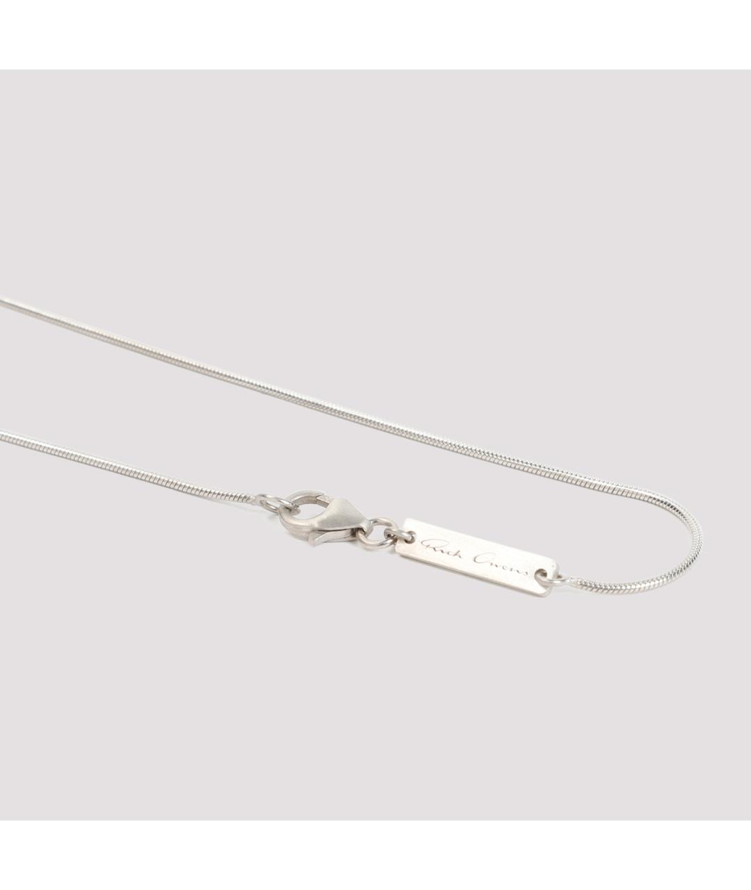 RICK OWENS Серебряная металлическая цепочка/подвеска, фото 5