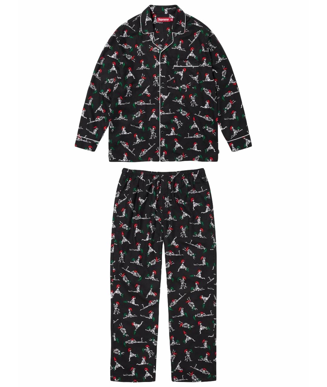 SUPREME Черная пижама, фото 1