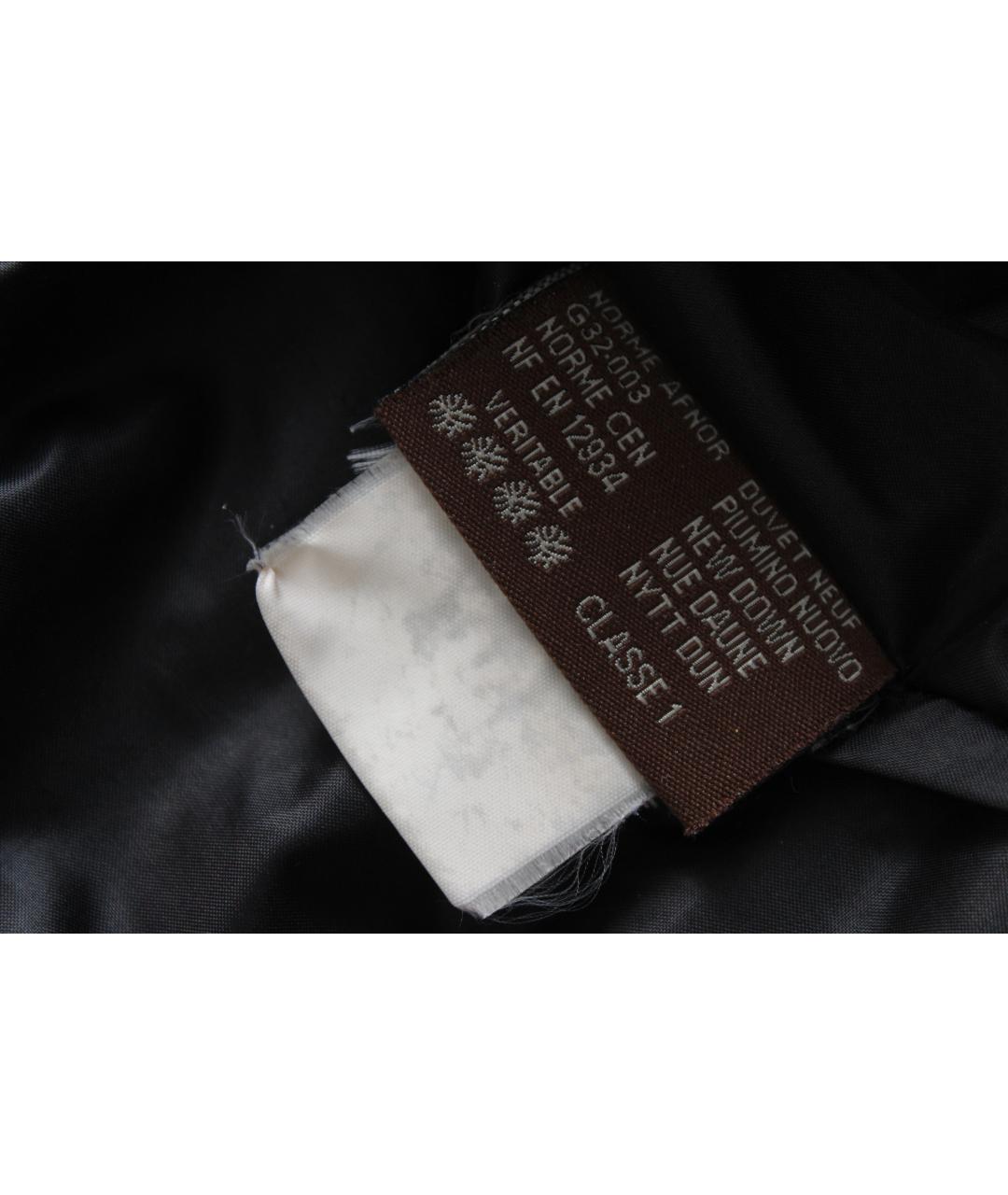 MONCLER Черная полиэстеровая куртка, фото 8