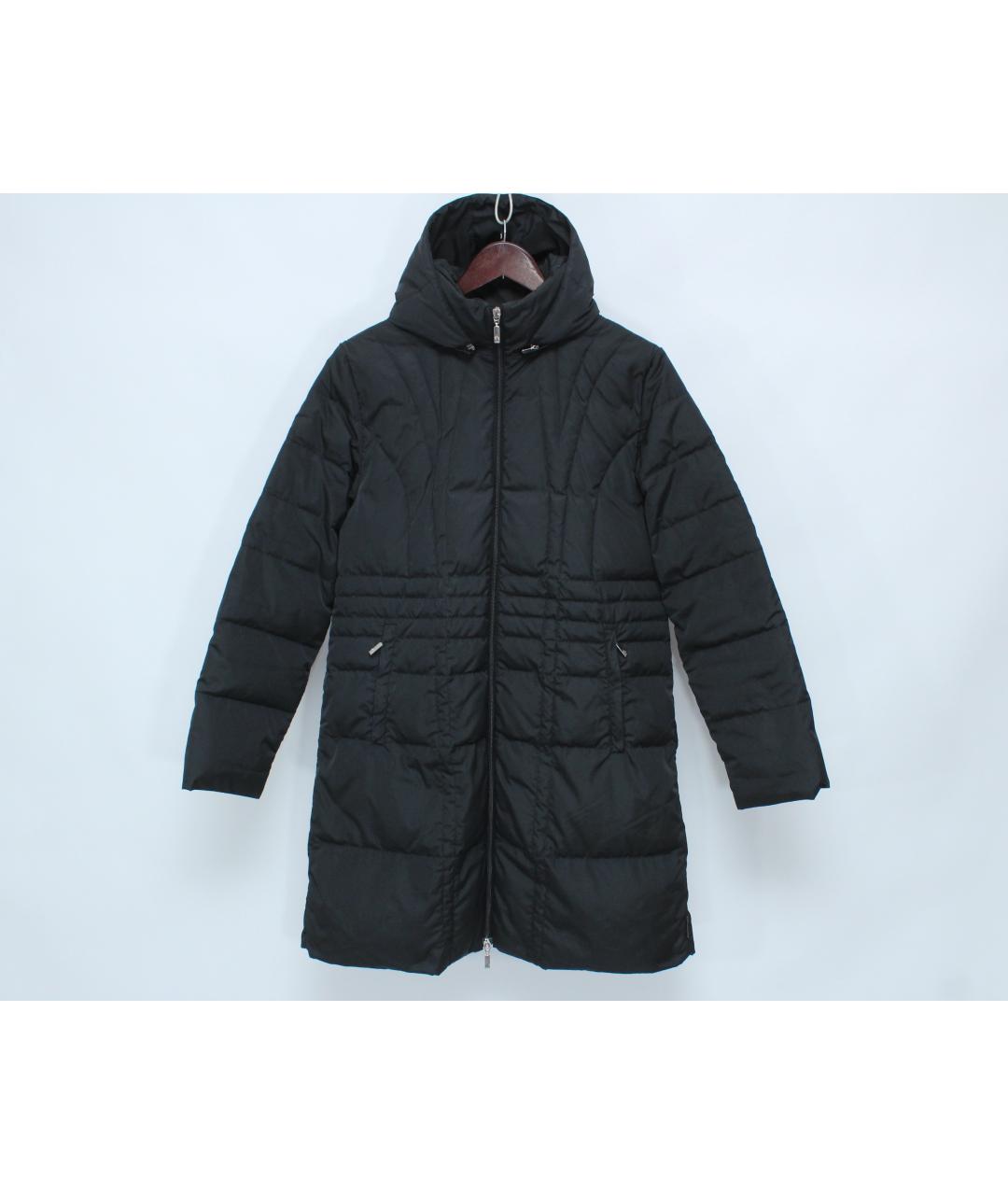 MONCLER Черная полиэстеровая куртка, фото 10