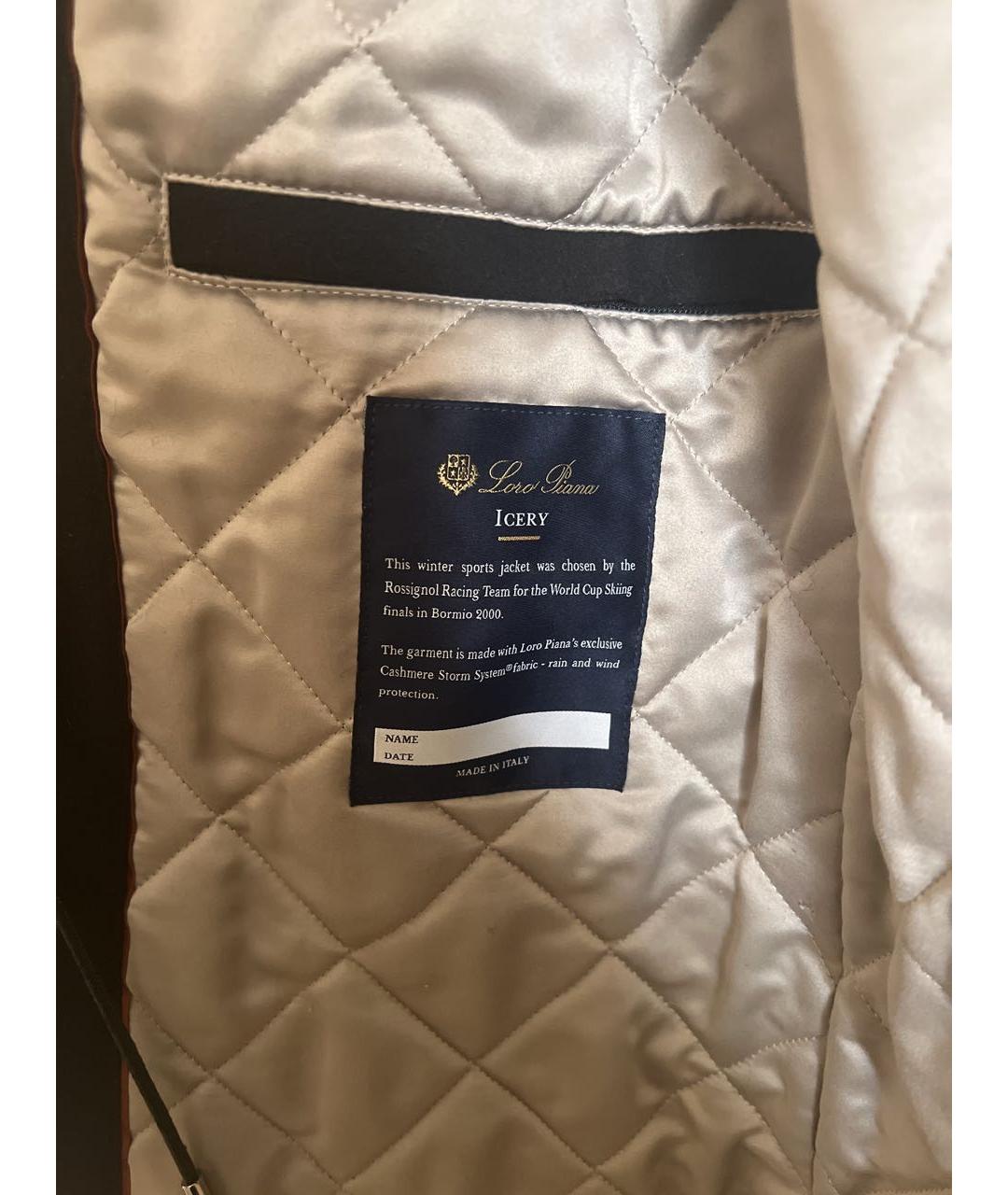 LORO PIANA Черная кашемировая куртка, фото 6