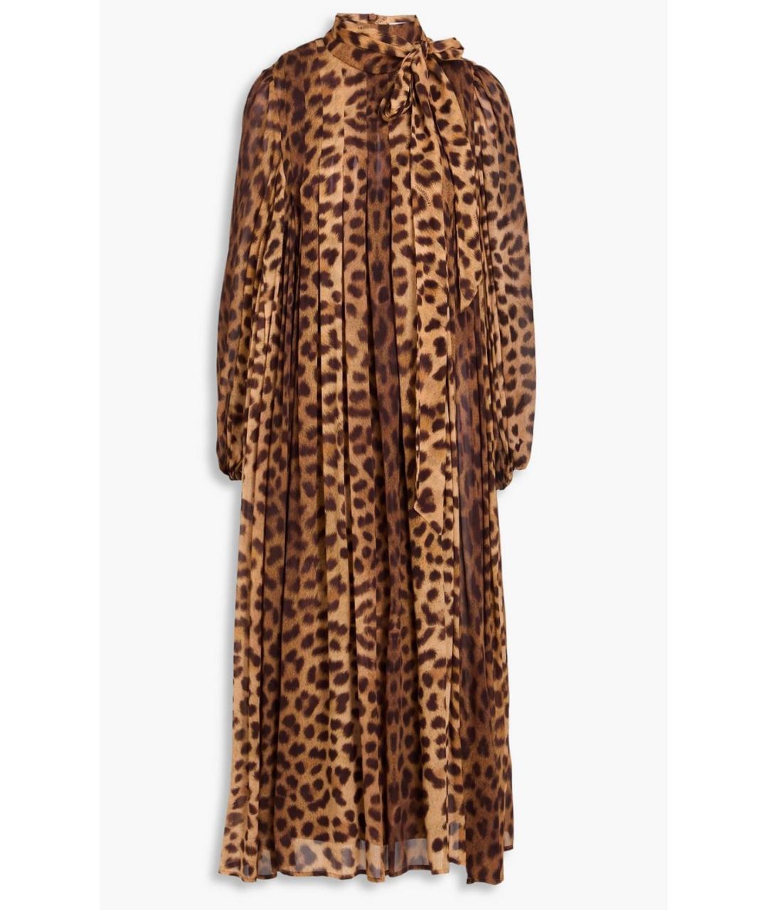 ZIMMERMANN Бежевое полиэстеровое коктейльное платье, фото 10