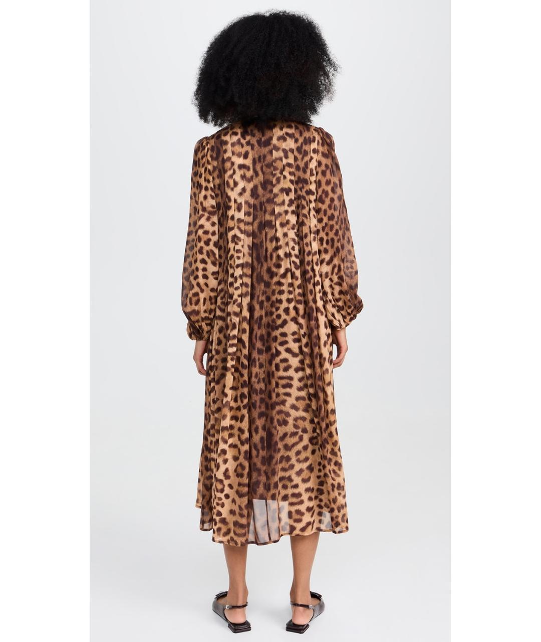 ZIMMERMANN Бежевое полиэстеровое коктейльное платье, фото 9