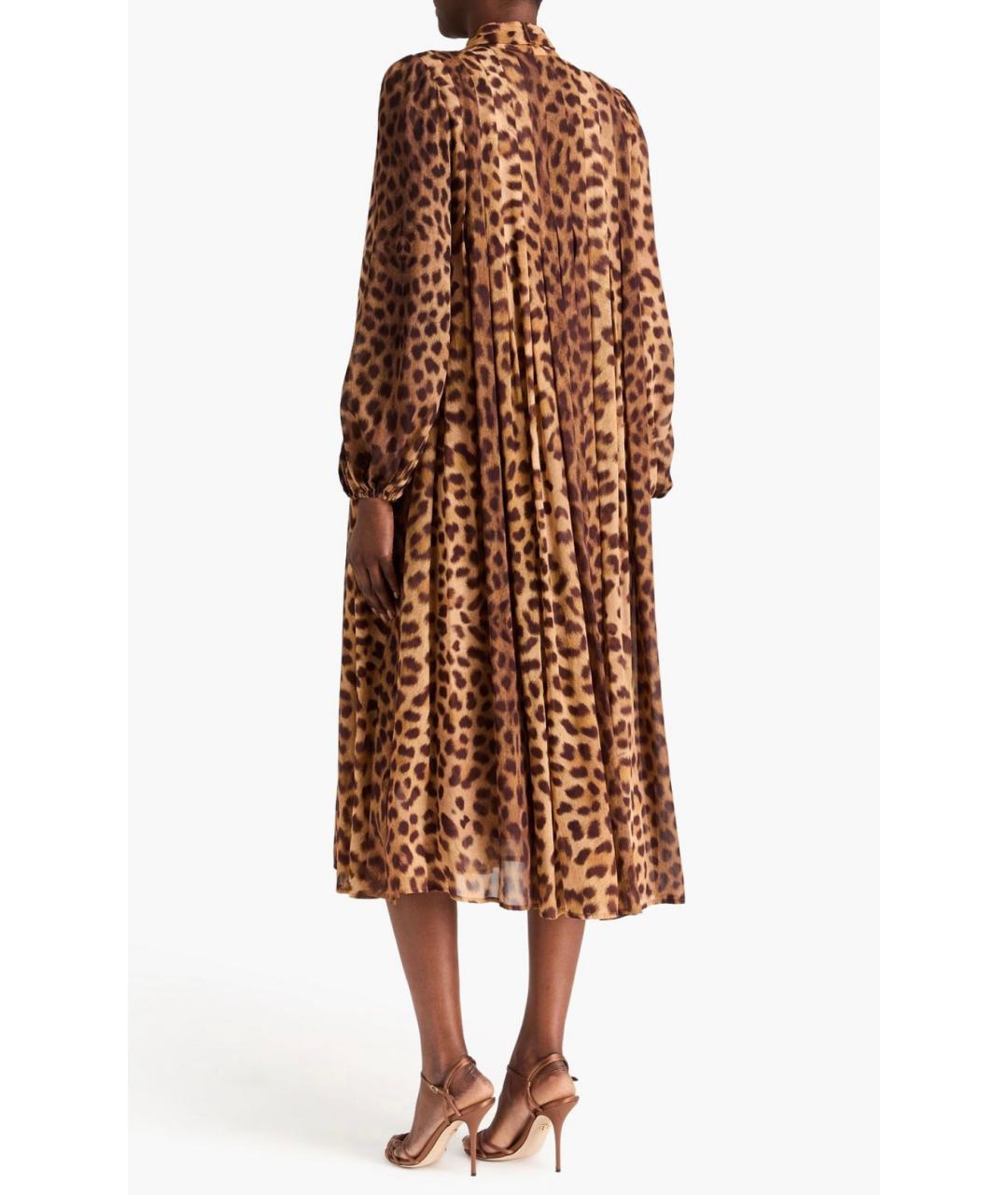 ZIMMERMANN Бежевое полиэстеровое коктейльное платье, фото 3