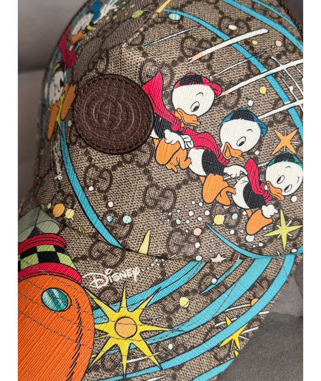 GUCCI Бежевая кепка, фото 4