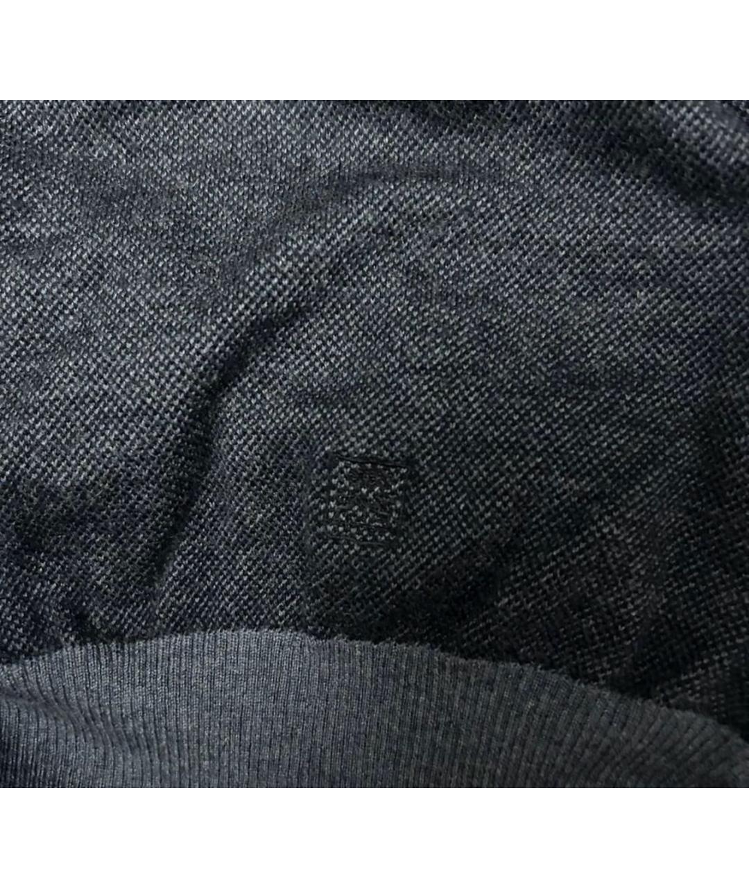 CORNELIANI Темно-синий шерстяной джемпер / свитер, фото 4
