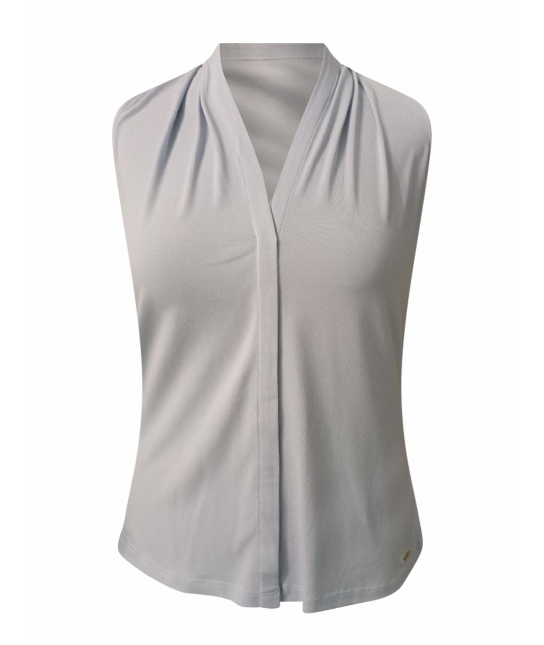 CALVIN KLEIN Голубая полиэстеровая майка, фото 1